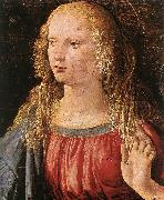 LEONARDO da Vinci Annunciation (detail) dfe USA oil painting reproduction